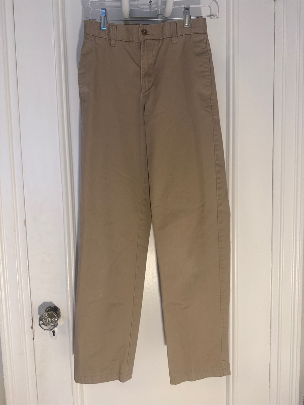 Lands' End Kids Khaki Straight-Leg Chino Pants